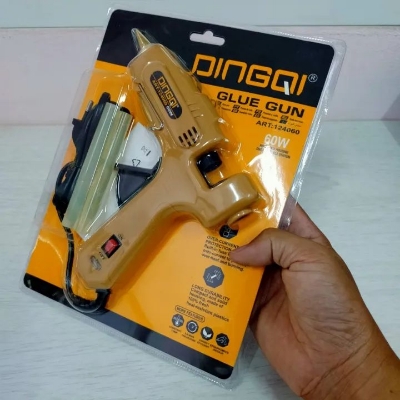 Picture of Melt Glue Gun DingQi 20Watt Proffesional Tools With 10pcs Gluestick for Multipurpose Usage