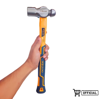 Picture of Ball Pein Hammer Welloo 32OZ,Fiberglass Handle Hammer With Comfortable Handle