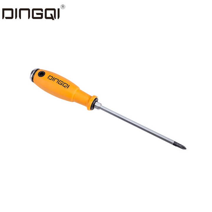 Picture of DingQi Soft Handle Mini Crv Screwdriver Insulated Magnetic Screwdriver 6Inch
