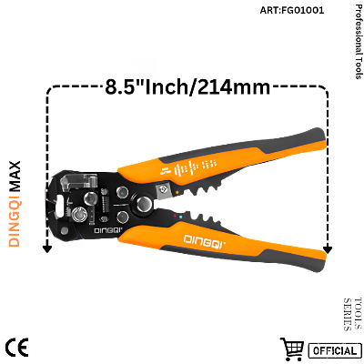 Picture of DingQi Multifunctional Wire Stripping Pliers, Electrician Strip Electrician Tool Wire Stripper
