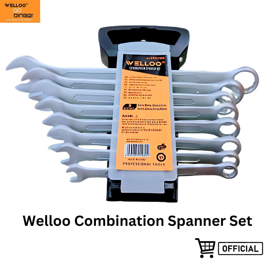 Picture of WELLOO 8PCS COMBINATION SPANNER SET 6MM - 19MM