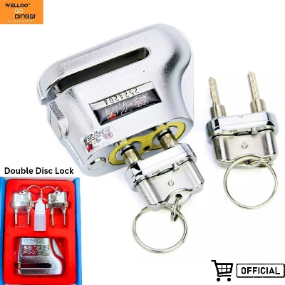 Picture of Disc Lock Anti Acid Heavy Duty Double Key Motorcycle Lock