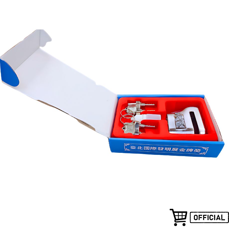 Picture of Disc Lock Anti Acid Heavy Duty Double Key Motorcycle Lock