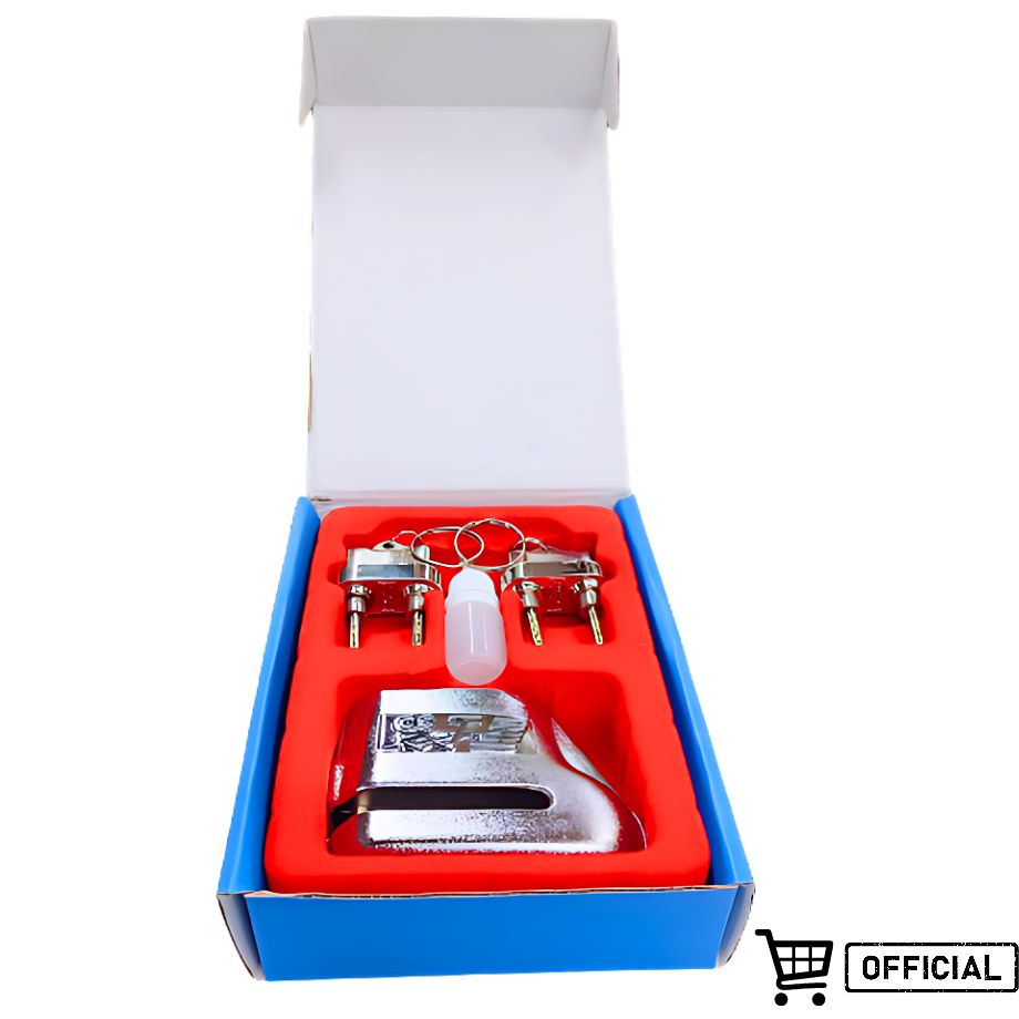 Picture of Disc Lock Anti Acid Heavy Duty Double Key Motorcycle Lock