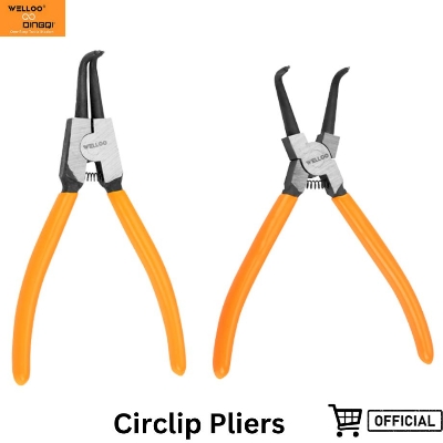 Picture of WELLOO Circlip Pliers 7"(2pcs Set Bent Nose In-Internal and Out-External