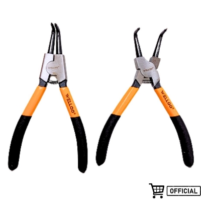 Picture of WELLOO Circlip Pliers 7"(2pcs Set Bent Nose In-Internal and Out-External