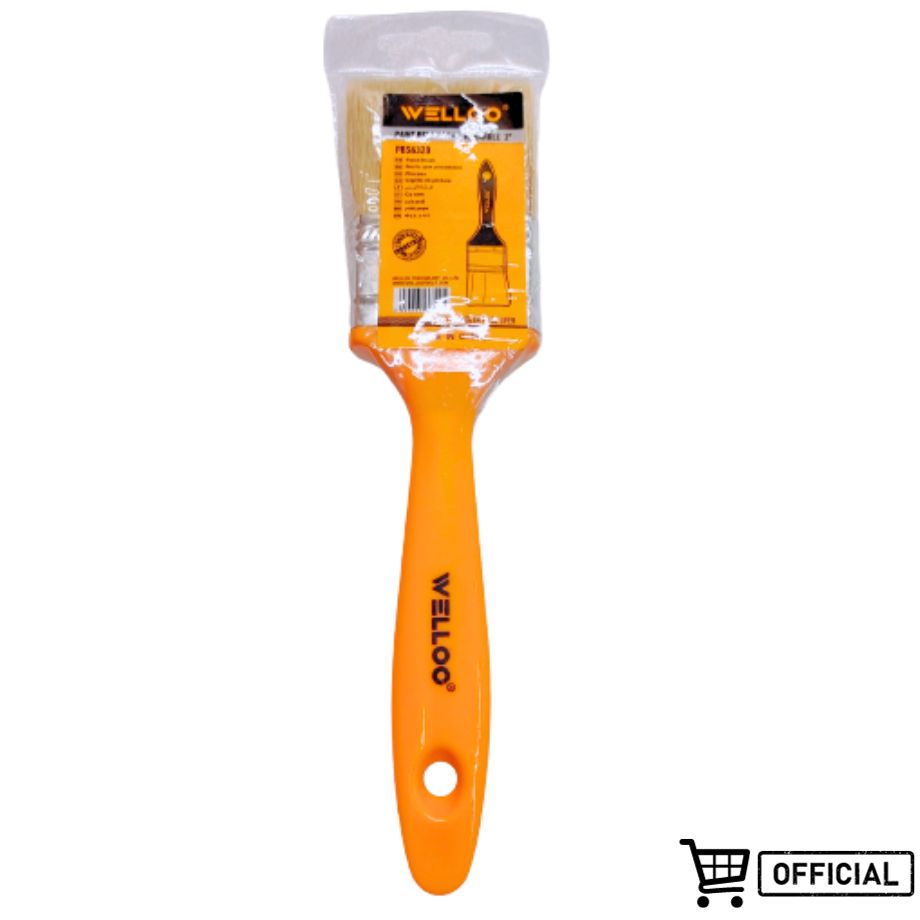 Picture of Welloo Paint Brushes 2" Oil-Based Paint Unique Design Plastic Handle, Paint Brush, Paint Brushes, Professional Brush, Trim Paint Brush, Paintbrush(WellooPBS6320)