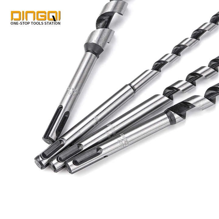Picture of DINGQI best hexagonal shake high carbon steel twist auger drill bits for wood deep smooth clean hole drilling