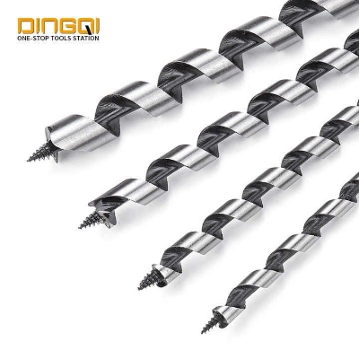 Picture of DINGQI best hexagonal shake high carbon steel twist auger drill bits for wood deep smooth clean hole drilling