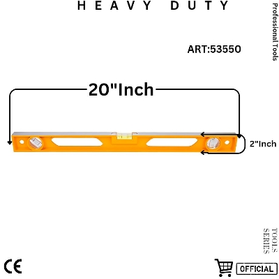 Picture of DingQI Heavy Duty Measuring Tool 20"inch X 500mm Aluminium Hand Tools Digital Spirit Level