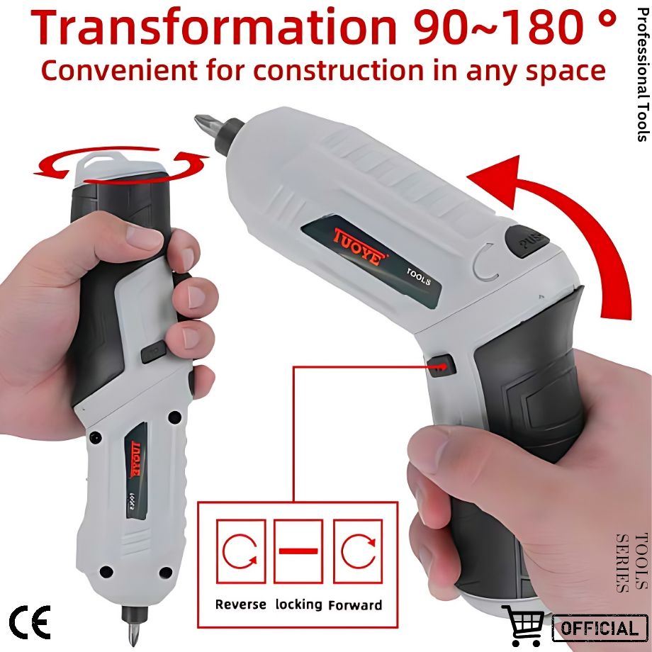 Picture of Tuoye Cordless Screwdriver Tool Set with 47 pcs set
/Screwgun