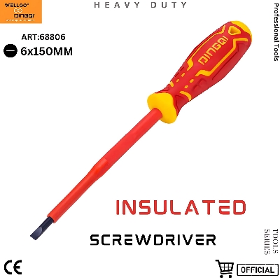 Picture of DingQi 6x150MM Multi-function Screwdriver Hand Tool Insulated Screwdriver ART:68806