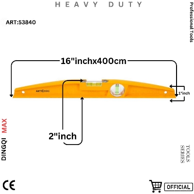Picture of DingQi Hight Quality 400mm Spirit Level for Level Measuring Instrument