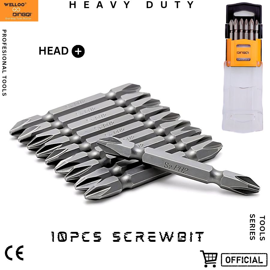 Picture of DingQi Screwdriver Bit Set With Screwing in And Opening Bits,Cordless Screwbit((10pcs)