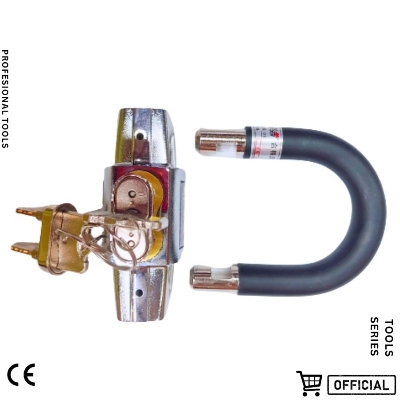 Picture of Anti Acid Proof Disc Lock, Heavy Duty Motorcycle Lock with Double Key and Liquid