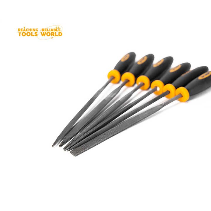 Picture of DINGQI Wholesale 6pcs Metal Flat Files Multipurpose Rasp Needle Files Set Tools