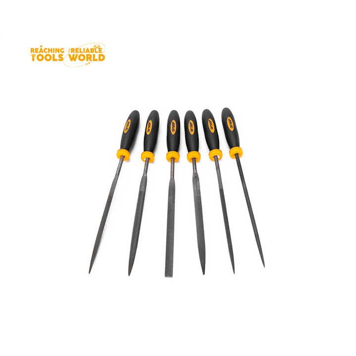 Picture of DINGQI Wholesale 6pcs Metal Flat Files Multipurpose Rasp Needle Files Set Tools