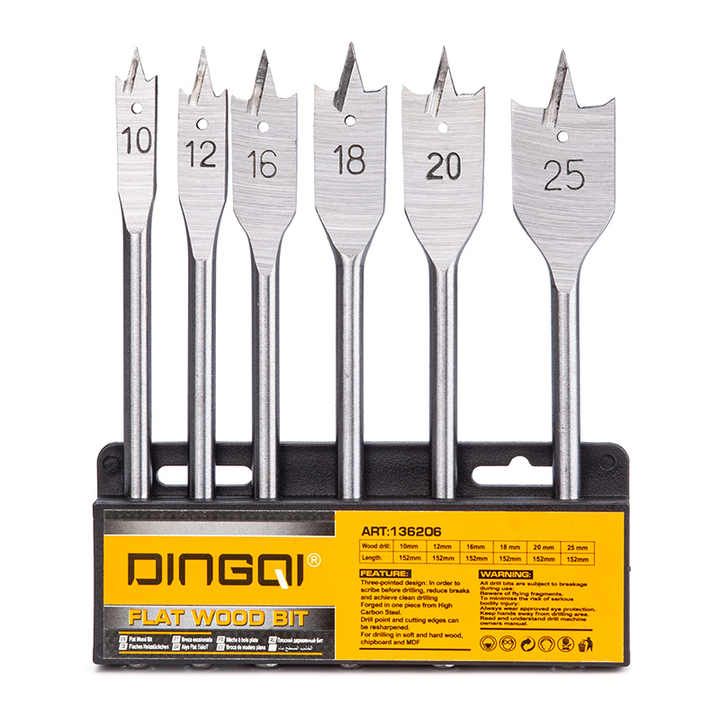 Picture of DINGQI Straight Shank Woodworking Good Quality Quick Change Wood Flat Spade Drill Bit for Wood Working