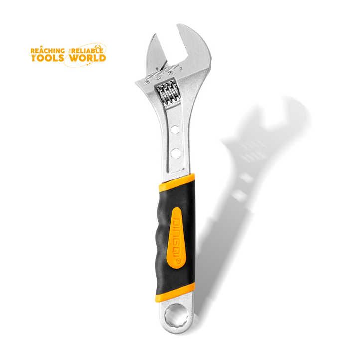 Picture of DingQi OEM High Quality Professional 10" Inch Function Adjustable Wrench Spanner Set