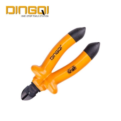 Picture of DINGQI 6 Inch Diagonal Cutting Pliers with Rubber Handle for Wire Cutting DIY Repair