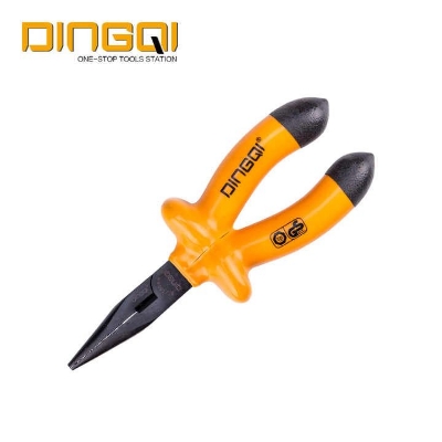 Picture of DINGQI High Quality 6 Inch Insulation Side Cutter Entering Flat Bit Pliers for Polishing