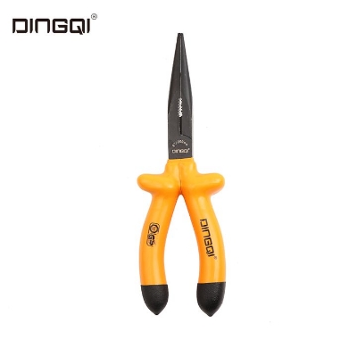 Picture of DINGQI High Quality 6 Inch Insulation Side Cutter Entering Flat Bit Pliers for Polishing