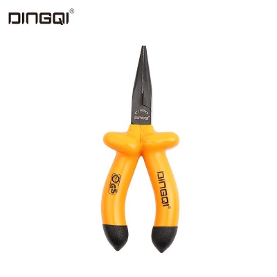 Picture of DINGQI High Quality 6 Inch Insulation Side Cutter Entering Flat Bit Pliers for Polishing
