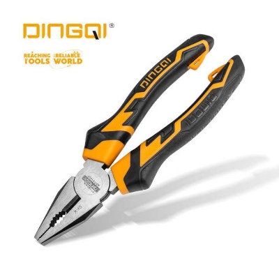 Picture of Dingqi Wire Cutter for Electrician Repair Clamp Plier Combination Steel High Quality 6 Inch Multi FUNCTIONAL TPR Handle CN;HEN