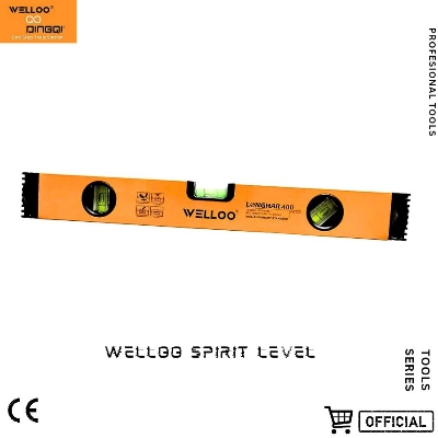 Picture of WELLOO Aluminium Box Beam Spirit Level (30 cm) with Magnets