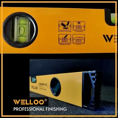 Picture of WELLOO 24"Inch Aluminum Spirit Level Measuring Hand Tools With Megnatic System SPL6060