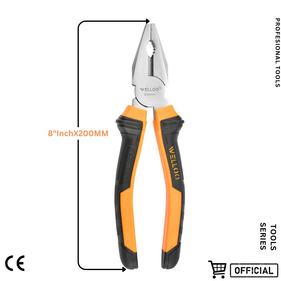 Picture of WELLOO 8" INCH COMBINATION PLIERS HCP18200