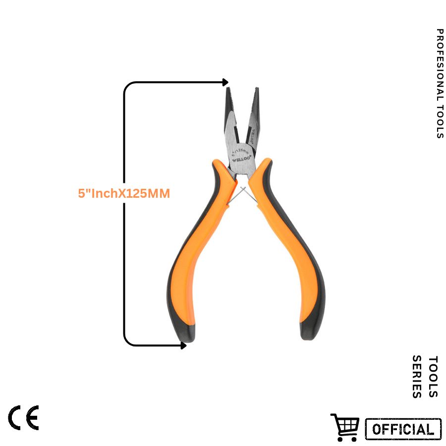 Picture of WELLOO 5" INCH MINI NOSE PLIERS MCP04503