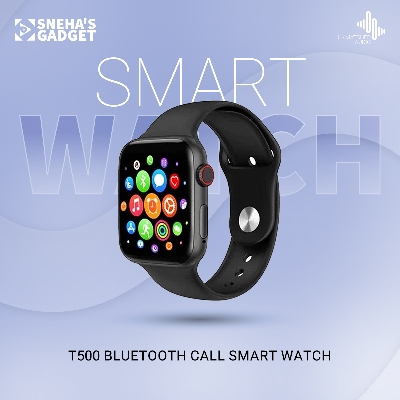 Picture of T500 Bluetooth Call Smart Watch Heart Rate Monitor Iwo 8 Lite for Android Phones, 1.54 inch IPS Display, Fitness Tracker, Multiple Sport Modes, Sleep Monitoring, Message and Call Notifications, IP67 Waterproof