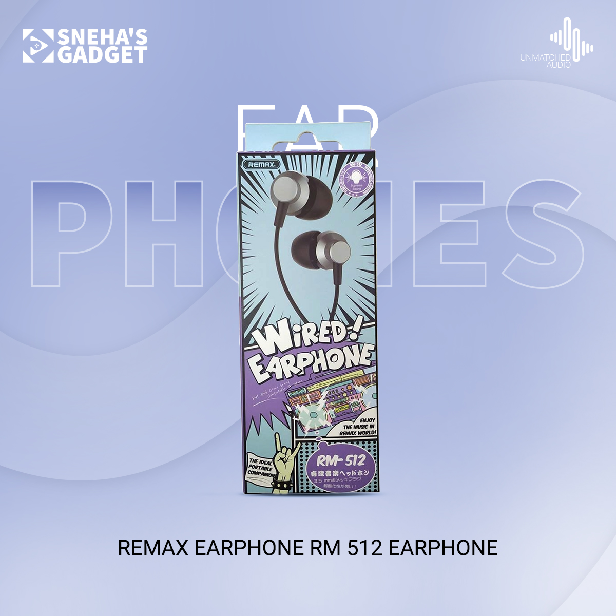 Picture of Remax Earphone Rm 512 Earphone