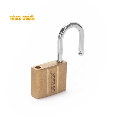 Picture of DingQi Hight Quality 50mm Long Shackle Brass Pad Lock Safety Padlock