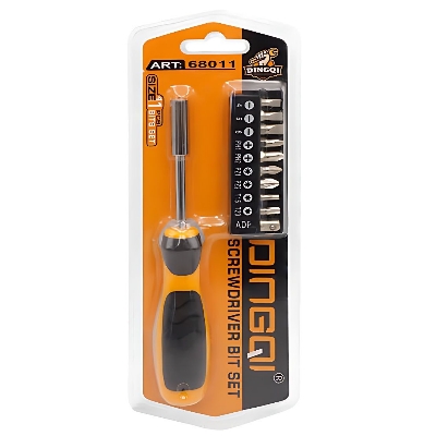 Picture of DINGQI 11 Pcs 25mm Screwdriver Bits Pz2 Profession Screwdriver Bits Set For Multi-purpose
