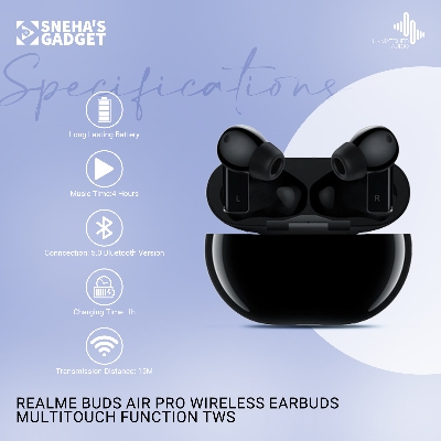 Picture of (Realme) Buds Air Pro Wireless Earbuds Multitouch Function TWS Wireless