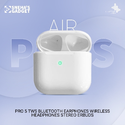 Picture of PRO 5 Tws Bluetooth Earphones Wireless Headset Headphones Stereo Erbuds - Bluetooth Headphone