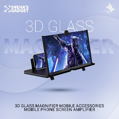 Picture of 3D Glass Magnifier Mobile Accessories Mobile Phone Screen Amplifier Foldable 3D Glass For Android Phone Screen Magnifier - Phone Cooler