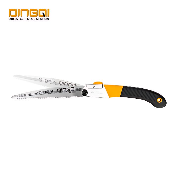 Picture of DingQi Cheap Price High Quality Wood Cutting 240mm Garden Tree Folding Pruning Saw With Plastic Handle