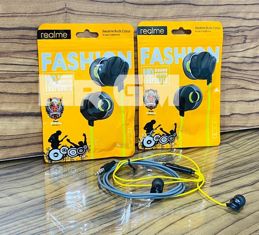 Picture of Realme Fashion buds Wired Earbud In-ear Stereo Earphones for All Smartphone