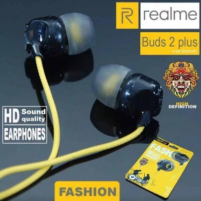 Picture of Realme Fashion buds Wired Earbud In-ear Stereo Earphones for All Smartphone