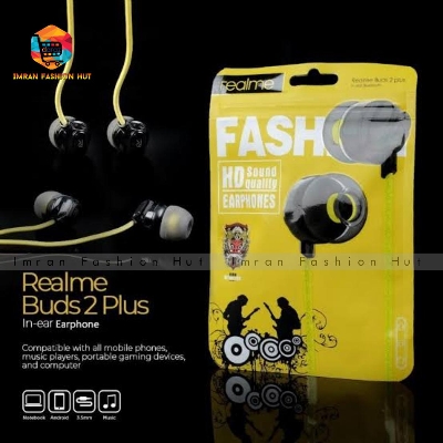 Picture of Realme Fashion buds Wired Earbud In-ear Stereo Earphones for All Smartphone