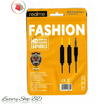 Picture of Realme Fashion buds Wired Earbud In-ear Stereo Earphones for All Smartphone