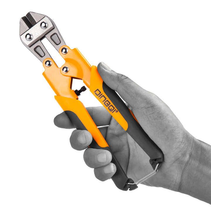 Picture of DINGQI 8"Inch Design Good Quality Hot-sale OEM Accept Mini Bolt Cutter New Combination Custom Fashion 8inch Soft Grip Plastic Steel