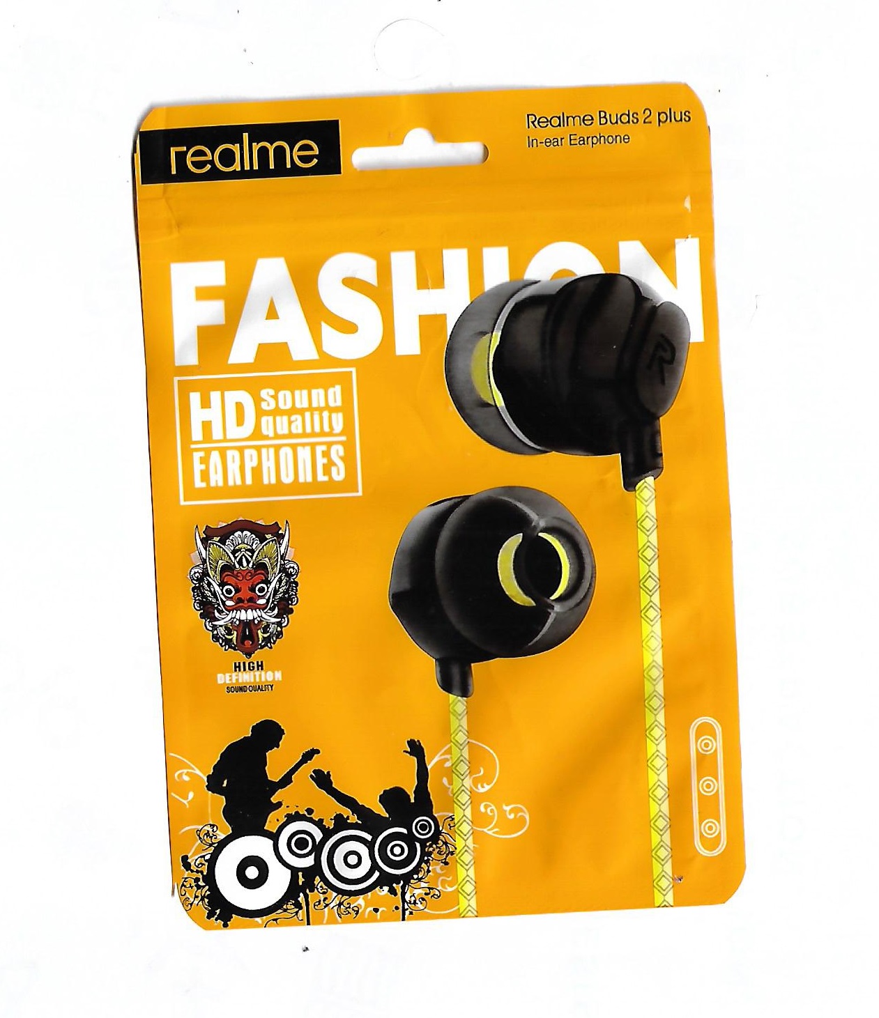 Picture of Realme Fashion buds Wired Earbud In-ear Stereo Earphones for All Smartphone