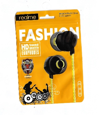 Picture of Realme Fashion buds Wired Earbud In-ear Stereo Earphones for All Smartphone