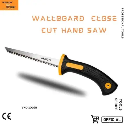 Picture of Vikaco high quality 170mm wallboard saw for making cuts in plasterboards with TPR PVC handle