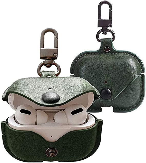 Picture of [Only Case] Air pods Pro/ Pro 2nd Gen Premium Artificial Carrying Case Shockproof Earbuds Protective Cover Box for apple air pod/ buds