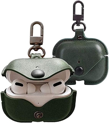 Picture of [Only Case] Air pods Pro/ Pro 2nd Gen Premium Artificial Carrying Case Shockproof Earbuds Protective Cover Box for apple air pod/ buds